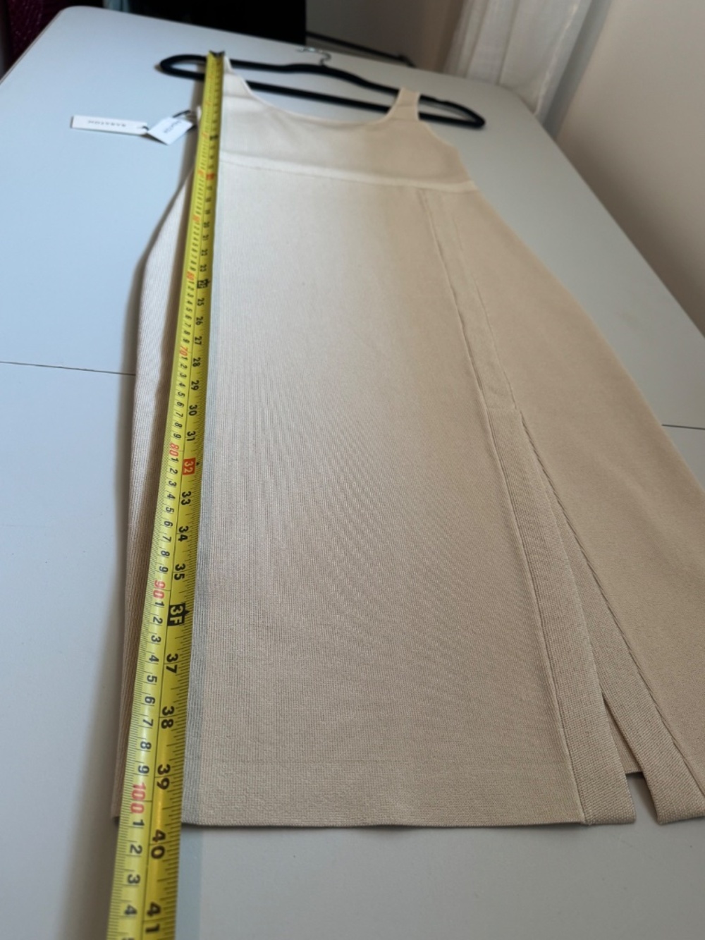 Babaton Aritzia Cambria Bandage Dress Silver Birch NWT - Picture 11 of 11